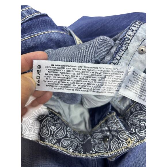 Ariat R.E.A.L. Denim Women’s 28S Bootcut Jeans Blue Mid Rise Stretch Western - Picture 7 of 10